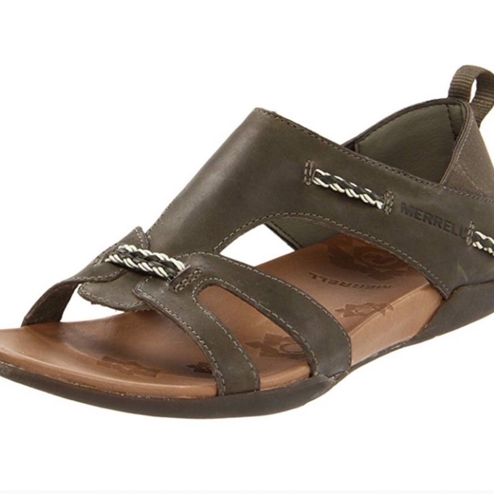 Merrell Olive Brown Sandals